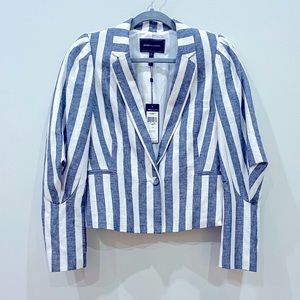 BCBG Maxazaria striped blazer